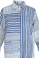 stripe coat dress