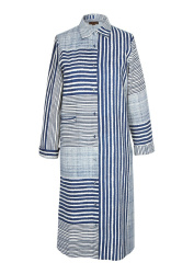stripe coat dress