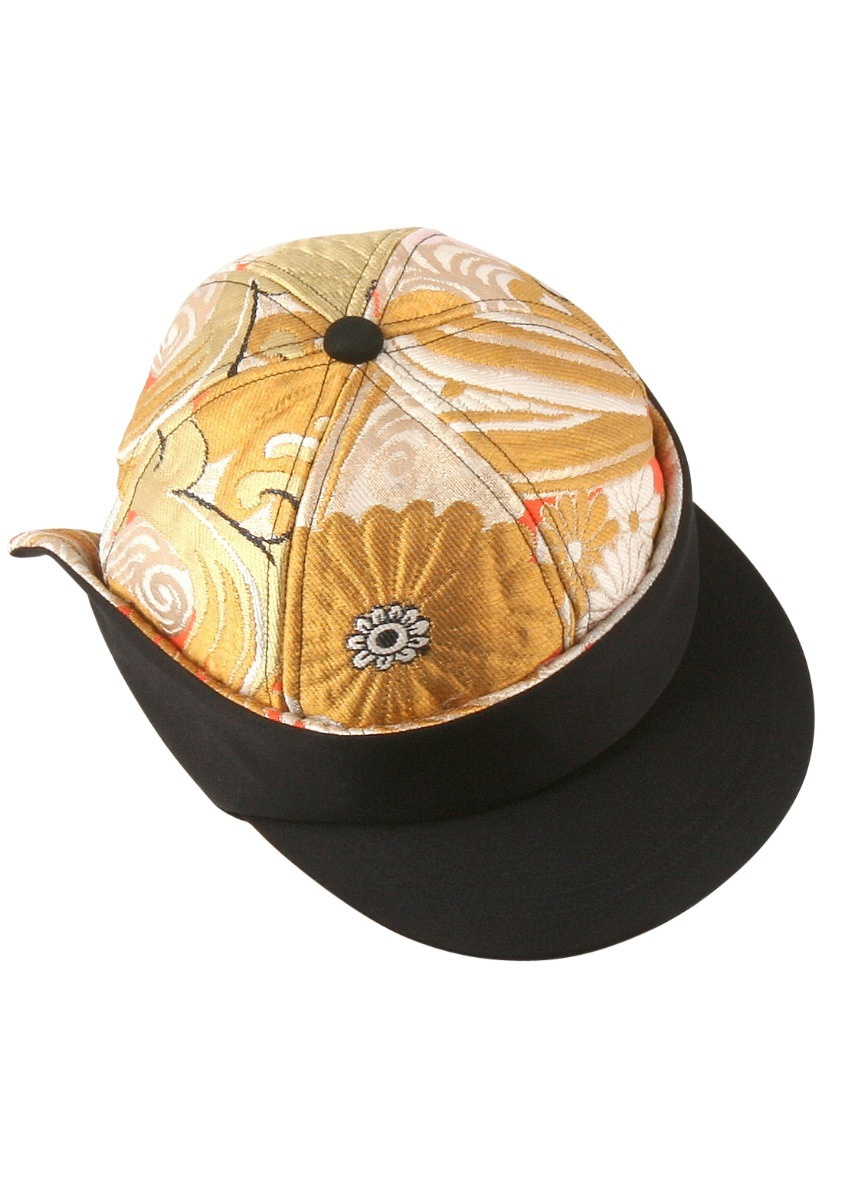 Gold Flower Obi Hat 