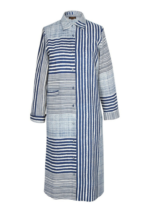 stripe coat dress